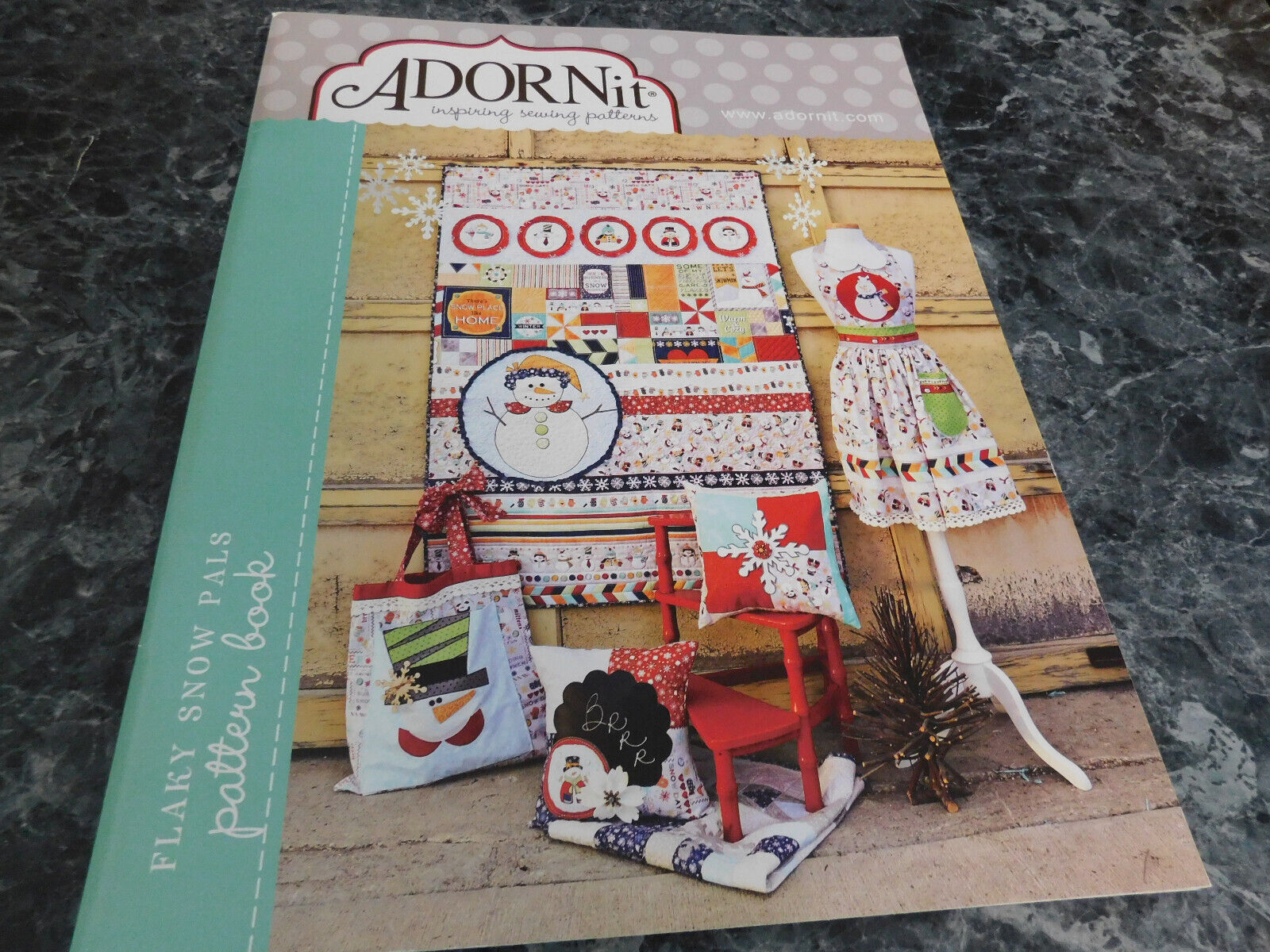 Adornit Inspiring Sewing Pattern Flaky Snowball Pattern Book - $2.99