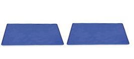 Dog Dish Non Slip Protective Blue Feeding Mats with Rubber Surface (1 Mat) - £19.49 GBP+