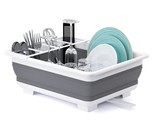 Collapsible Dish Drying Rack Portable Dinnerware Drainer Organizer For K... - $24.99