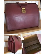 Vintage Leather Medical Doctors Bag Dr&#39;s Case old atache 1950&#39;s? - $199.99