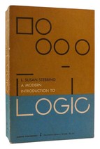 L. Susan Stebbing A Modern Introduction To Logic 1st Edition Thus 1st Printing - £95.36 GBP
