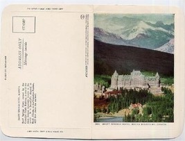 Banff Springs Hotel Folkard Folding Postcard - £7.76 GBP