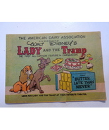 Walt Disney&#39;s Lady and the Tramp 1955 Promotional Comic by American Dair... - £38.95 GBP