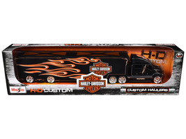 Harley Davidson Custom Hauler Trailer Black &quot;Custom Haulers&quot; Series 1/64... - $43.84