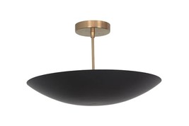 6 Light Elegant Ceiling Flushmount light Pendant Mid Century Modern Raw Brass - £324.85 GBP