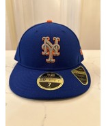 New York Mets New Era On-Field Low Profile Game 59FIFTY Fitted Hat Royal 7 - £21.02 GBP