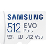 Samsung - EVO Plus 512GB microSDXC UHS-I Memory Card with Adapter - £51.12 GBP