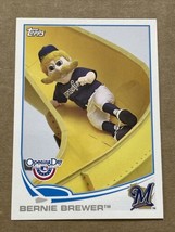 2013 Topps Opening Day Bernie Brewer #M-8 Mascot - £4.70 GBP