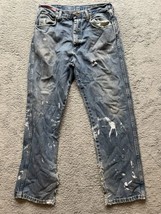 Red Kap Mens Blue Jeans Size 34x32  - $24.75