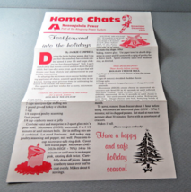 Vintage Monongahela BIlling Insert December 1995 Home Chats Electric Advert - £7.46 GBP