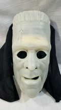 Vintage Halloween Mask Glow In The Dark Frankenstein&#39;s Monster Rare 10&quot; Long - £39.56 GBP