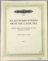 Six Keyboard Sonatas from the Classic Era for Piano by C.F. Peters Corp ... - £11.95 GBP