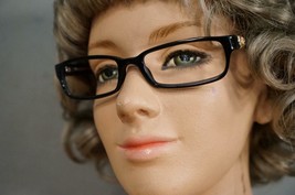 Vintage Costume Eyeglasses Theater VERSACE Sample Pattern Frames &amp; Case ... - $929.76 MXN