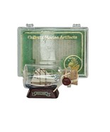 Collecta Marine Artifacts Handcrafted Ship In A Bottle The Brilliant Model - $9.99