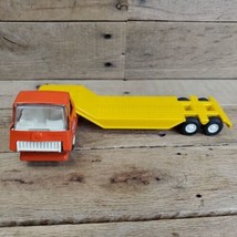Tonka Red Truck Cab Pressed Steel with Yellow Plastic Trailer 811706 Gre... - $14.80