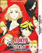 *Eng Dub* Anime Dvd Tokyo Revengers Sea 1-2 VOL.1-37 End +Live Action +Free Ship - £34.95 GBP