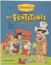 Flintstones Fun Book #5 ORIGINAL Vintage 1988 Denny&#39;s Promotional Comic - £15.81 GBP