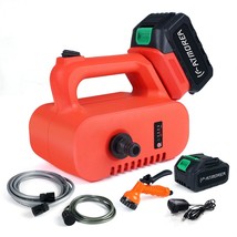 Cordless Water Transfer Pump 20V 158Gph Portable Electric Utility Pump With Wate - £106.93 GBP