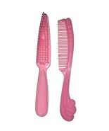 Vintage 1972 BARBIE Quick Curl Comb and Brush Pink Accessories Tools - €11,24 EUR