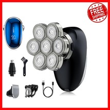 Professional 3-in-1 Electric Head Shaver Set for Men - Safe &amp; Hygienic G... - $49.49