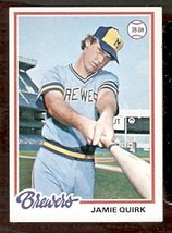 Milwaukee Brewers Jamie Quirk 1978 Topps # 95 Vg - £0.39 GBP