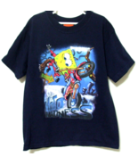 Boys Nickelodeon Spongebob Squarepants Navy Blue Short Sleeve T Shirt Si... - $8.78