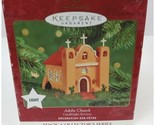 2000 Hallmark Keepsake Ornament Adobe Church Lighted Magic Collectors Se... - $11.63