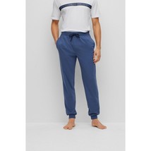 BOSS Mix &amp; Match Cotton Stretch Jersey Pajama Joggers Open Blue-XL 35-36W - £25.62 GBP