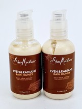 SheaMoisture Even Radiant Daily Face Lotion Raw Honey Uneven Skin 3.2oz Lot of 2 - $19.30