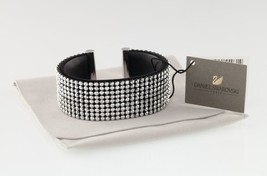 Daniel Swarovski Thin Rigid Cuff Crystal Bracelet w/ Original Box and Pouch - £77.39 GBP