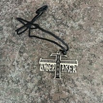 Wwe Wwf Wrestling The Undertaker Mark Calaway Cross Pendant Necklace - £65.97 GBP