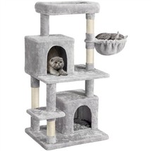 46.5In Cat Tree Multilevel Cat Tower For Indoor Cats Scratching Post Condo Perch - £91.32 GBP