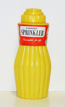 Water Sprinkle Laundry Iron Clothes Vintage Plastic YELLOW Sprinkler Bot... - $30.00