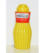 Water Sprinkle Laundry Iron Clothes Vintage Plastic YELLOW Sprinkler Bot... - £23.52 GBP