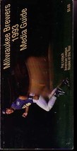 MILWAUKEE BREWERS 1993 MEDIA GUIDE-PATT LISTACH-MLB G/VG - $18.62