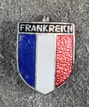 Frank Reich Frankreich Shield France Coat of Arms Travel Vintage Lapel H... - £7.85 GBP