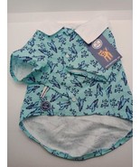 Life Is Good Large Dog Button-Up Shirt with Whales - $13.99