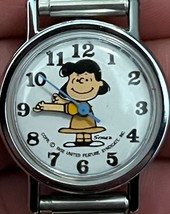 Peanuts Lucy Watch 1952 United Feature Syndicate Womens Manual Wind - VTG Works! - £28.60 GBP