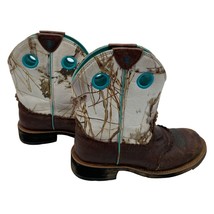 Ariat Fatbaby Cowgirl Western Roper Cowboy Boots Brown Teal Green Women&#39;s 8 8B - £23.48 GBP