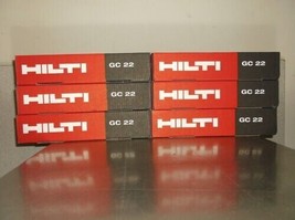 HILTI GC 22 FUEL CELLS 6 BRAND NEW FUEL CELLS FOR THE HILTI GX 120 FREE ... - £124.70 GBP