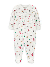 Child Of Mine by Carter&#39;s Santa Unisex Sleep N Play Pajama - £13.44 GBP