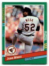 1991 Donruss #765 Jose Mesa    Baltimore Orioles Baseball Cards NM Near ID:61460 - £1.32 GBP