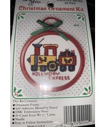 The New Berlin Co Counted Cross Stitch Christmas Ornament Kit #2242 Train - $6.78 CAD