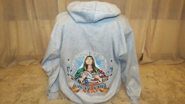 Komfit Men&#39;s Religious Hoodie w/ Pray For Image on Back, Size:XL, Gray - $29.65