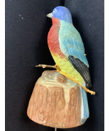 Jasco 1979 Feathered Friends Robin Bird Hand Painted fine pisque porcela... - $13.14