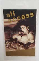 MADONNA - VINTAGE LIKE A VIRGIN ORIGINAL TOUR LAMINATE BACKSTAGE PASS - £19.57 GBP