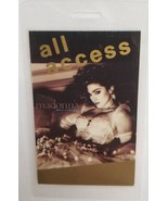 MADONNA - VINTAGE LIKE A VIRGIN ORIGINAL TOUR LAMINATE BACKSTAGE PASS - £19.28 GBP