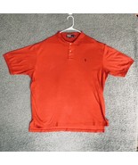 Polo Ralph Lauren Shirt Adult 2XL XXL Red Small Pony Preppy Rugby Casual... - £17.03 GBP