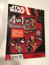 Star Wars 4-in-one Games - Dominoes Battle Marching Bingo Starship Race ... - $6.59