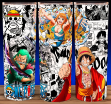 One Piece Luffy - Zoro - Nami Anime Manga Cup Mug Tumbler Cup 20oz - £15.49 GBP